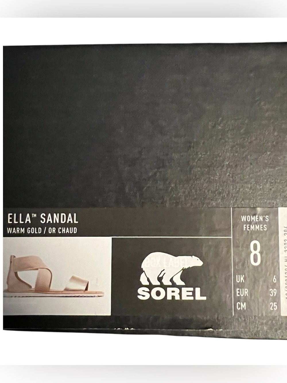 Sorel Women's Metallic Bronze and Taupe Cross-Strap Sandals - Picture 5 of 6